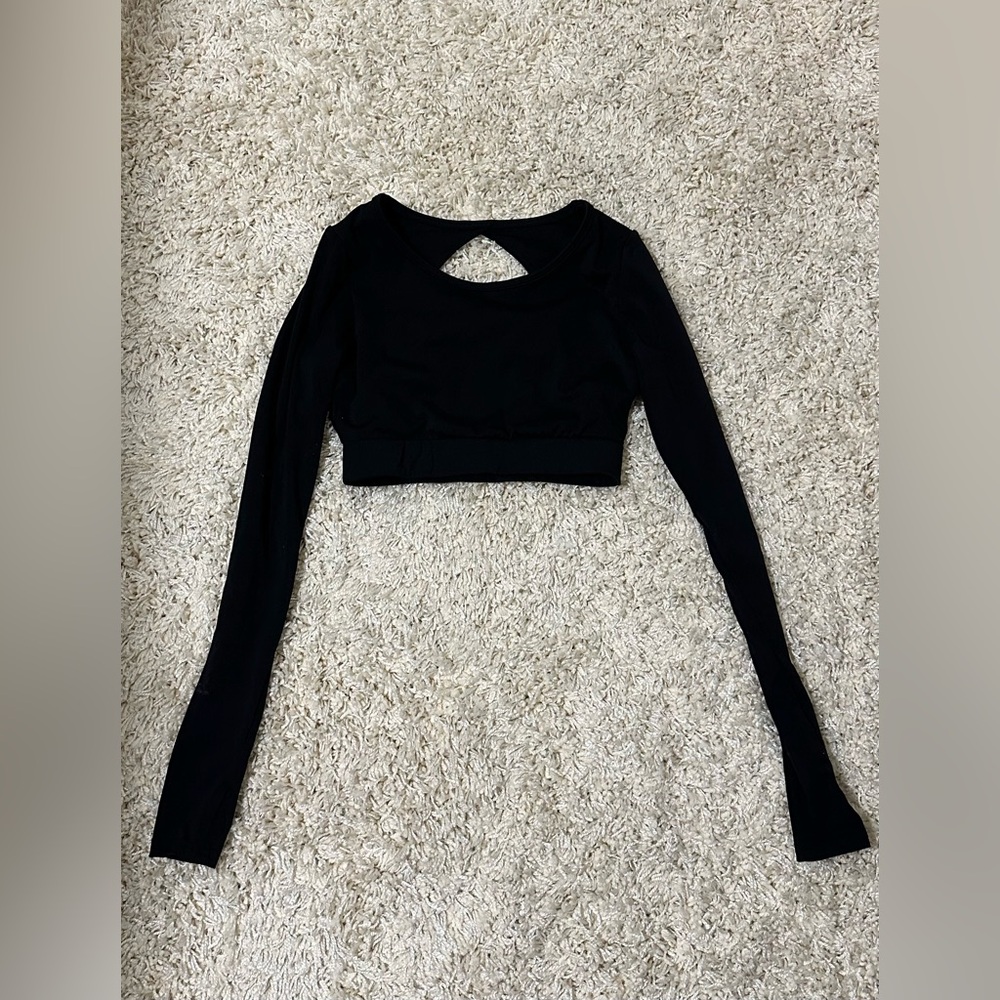 Long sleeve workout top